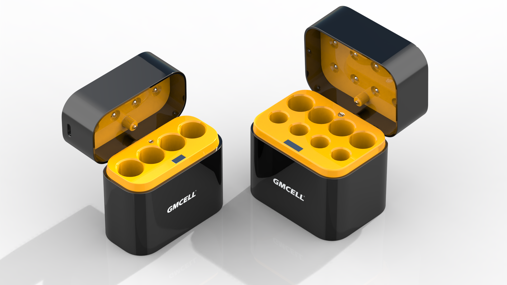 カスタムGMCELL 4スロットスマート単3電池充電器（充電式リチウム