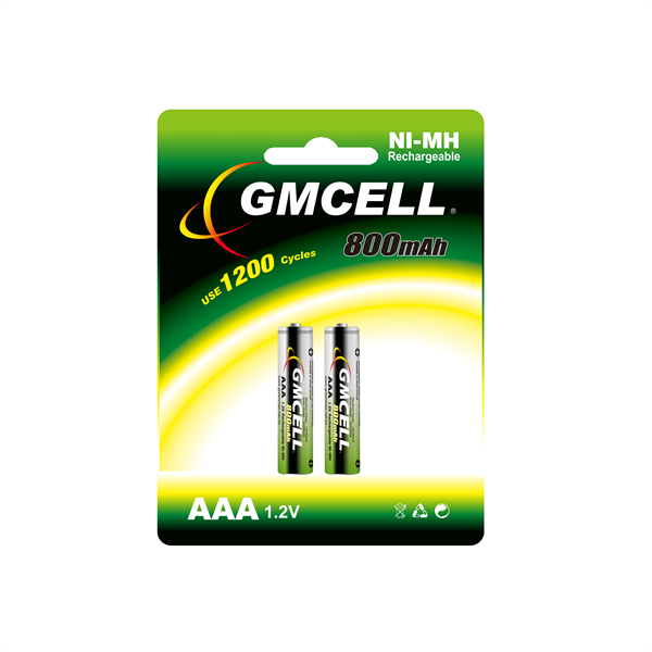 GMCELL 1.2V NI-MH AAA 800mAh Rechargeable Battery