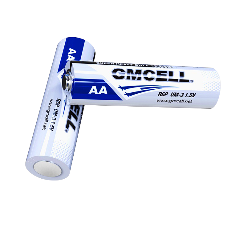 Custom GMCELL Wholesale AA R6 Carbon Zinc Battery manufacturers