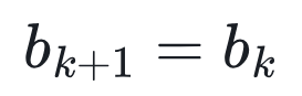 Current-bias equation: bias is modelled as a constant
